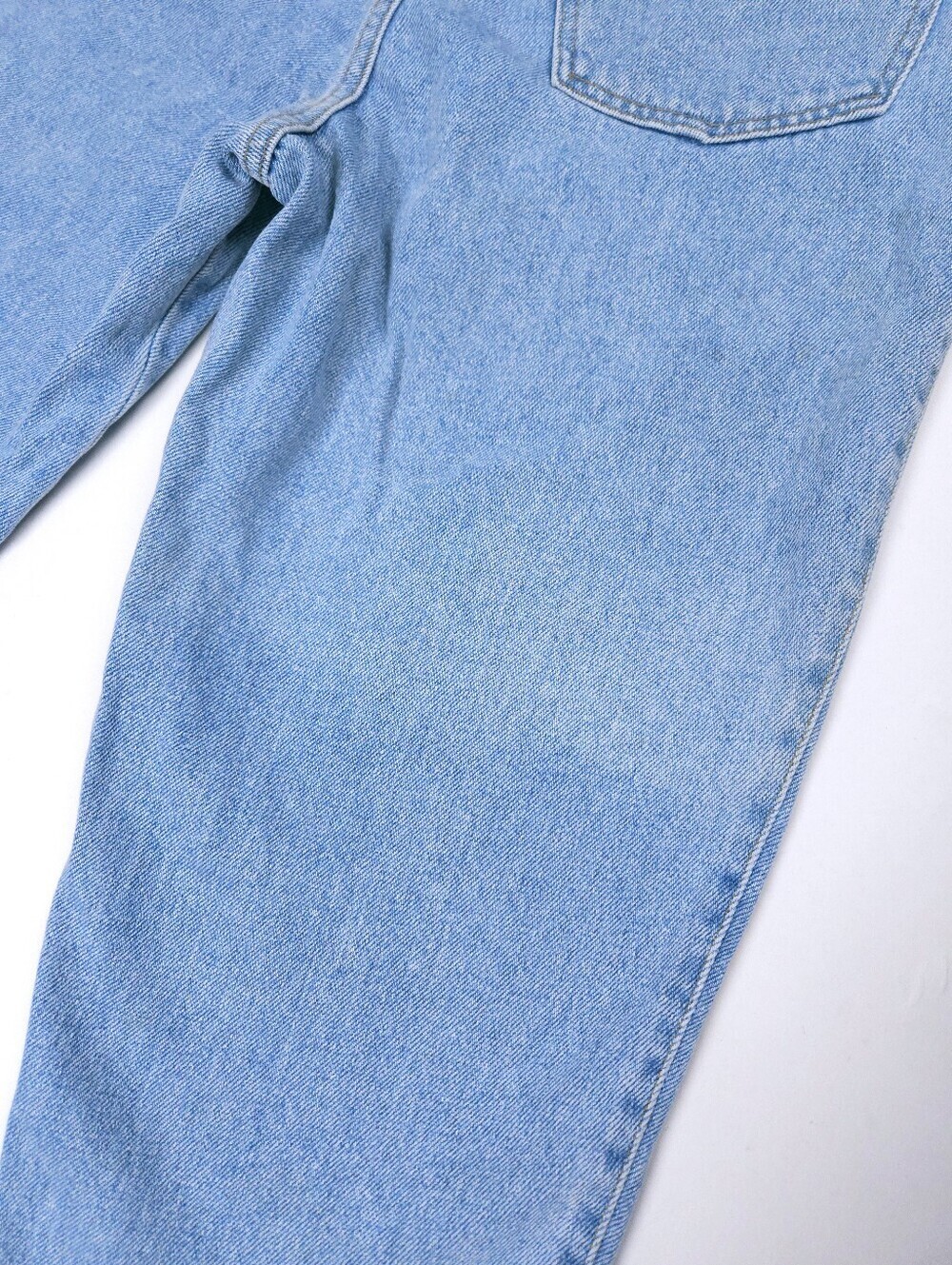 Sasson Vintage Blue Cotton Mom Jeans 90s Tapered High Waist 28x31 - Picture 13 of 14